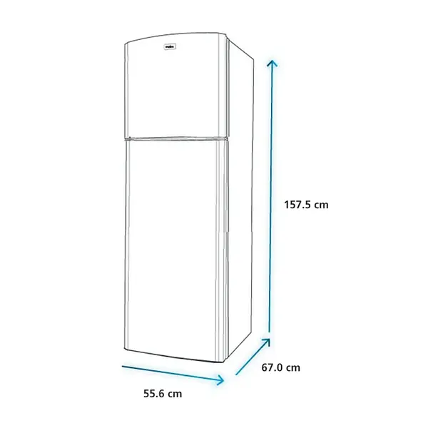 Nevera Mabe No Frost Congelador Superior 230 Litros