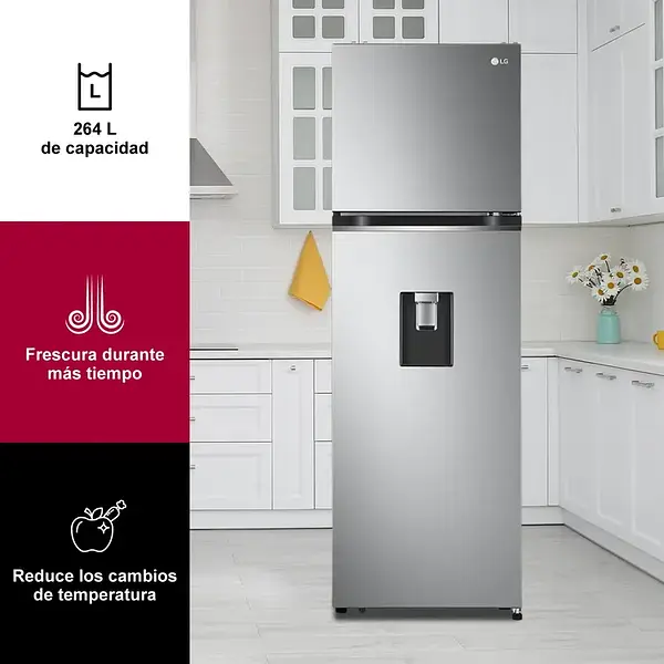 Nevera - 264 Lts - Vt26wgpx - Plata - Door Cooling