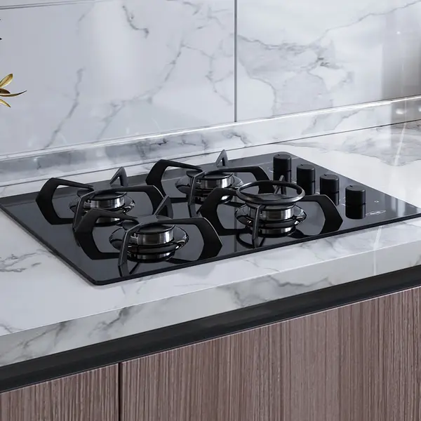Estufa De Empotrar Haceb 60 Cms 4 Puestos Gas Natural Crista