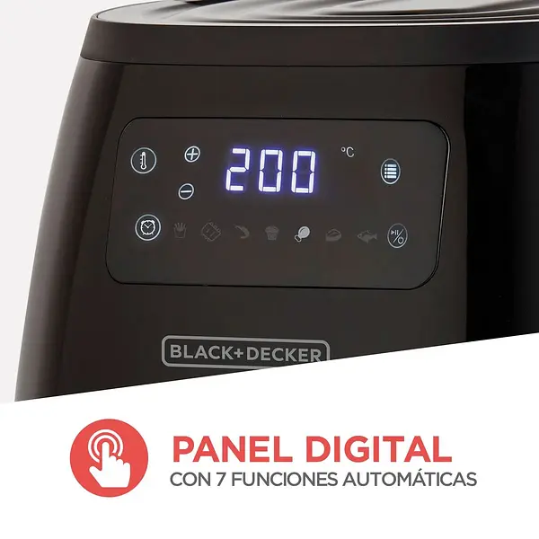 Freidora Digital De Aire 5.7 L Black & Decker