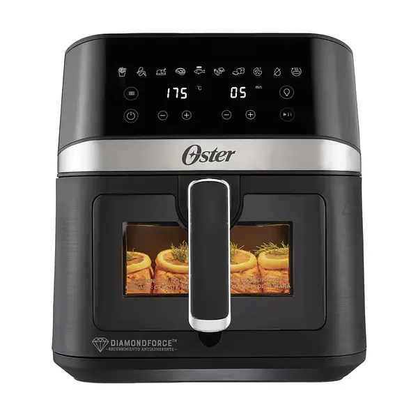 Freidora De Aire Oster 6lts Digital Diamondforce Con Ventana