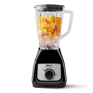 Licuadora Oster Kaliman Vaso Plástico Color Negro