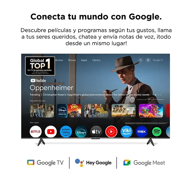 Tv Tcl 50" Pulgadas 4k-Uhd Qled Smart Tv