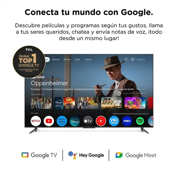 Tv Tcl 50" 4k-Uhd Led Smart Tv Google