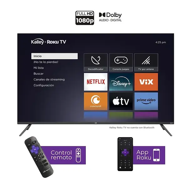 Tv Kalley 40" Smart Tv Roku Tv