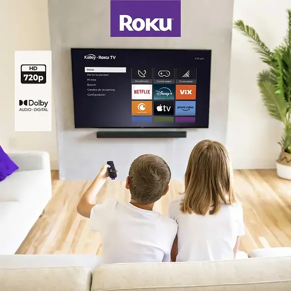 Tv Kalley 32" Pulgadas 80 Cm K-Rtv32hd Smart Tv Roku Tv