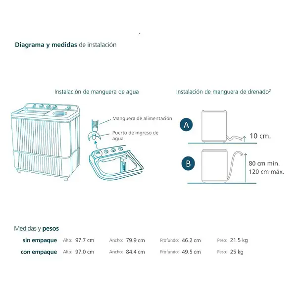 Lavadora Mabe 13 Kg 9853