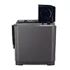 Lavadora Lg Carga Superior 15 Kg Doble Tina Gris