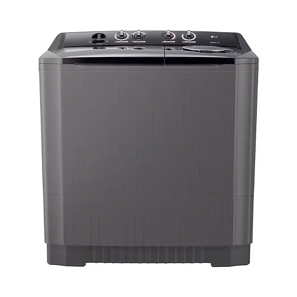 Lavadora Lg Carga Superior 15 Kg Doble Tina Gris