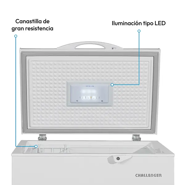 Congelador Challenger Ch199 De 204 Litros Blanco 3807
