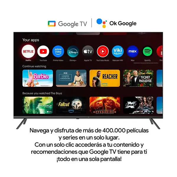 Tv Kalley 60 Pulgadas 60g300 4k Uhd Led Smart Tv Google 0048