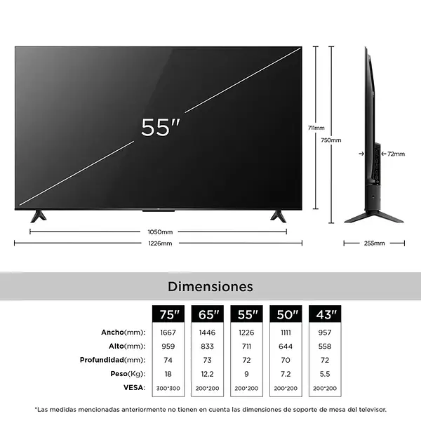 Tv Tcl 55 Pulgadas 55v6c 4k-Uhd Smart Tv Google 9387