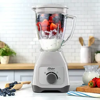 Licuadora Oster Kaliman Vaso Vidrio Blanca 8376