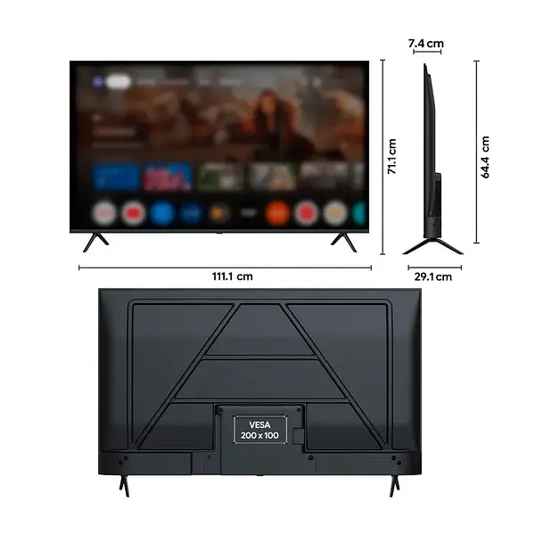 Tv Kalley 50" 50g315 4k-Uhd Max Led Smart Tv Google Tv 6942