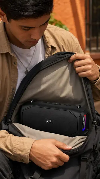 Mini Parlante Jlc Portátil 20w Rms Jlc-S227ng 0172