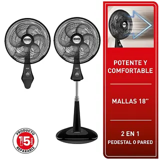 Ventilador Samurai Comfort Maxx Plus 2 En 1 3402