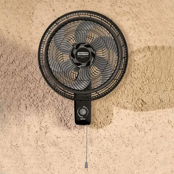 Ventilador Samurai Silence Force Plus Pared Negro 4606