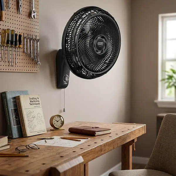Ventilador Samurai Silence Force Plus Pared Negro 4606