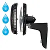 Ventilador Samurai Silence Force Plus Pared Negro 4606