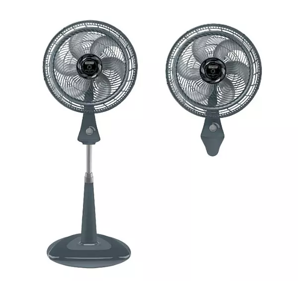 Ventilador Samurái Silence Force Plus 2 En 1 Gris