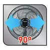 Ventilador Samurái Silence Force Plus 2 En 1 Gris