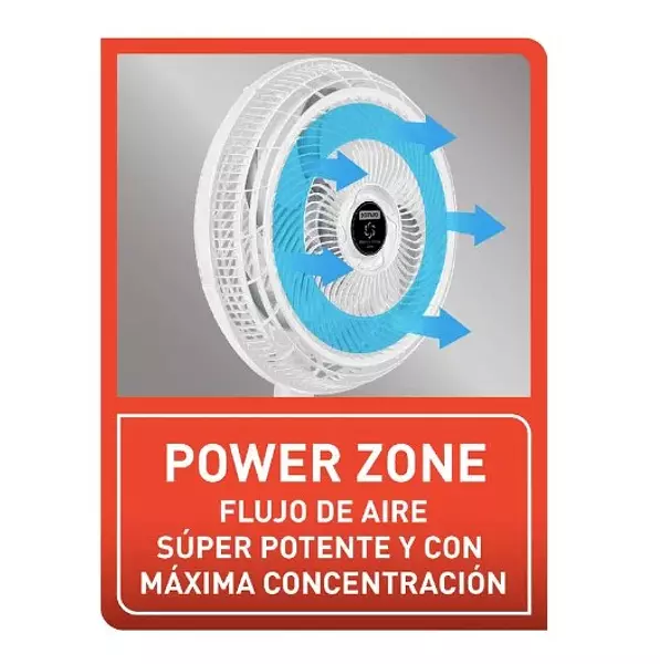 Ventilador Samurái Silence Force Plus 2 En 1 Blanco 4200