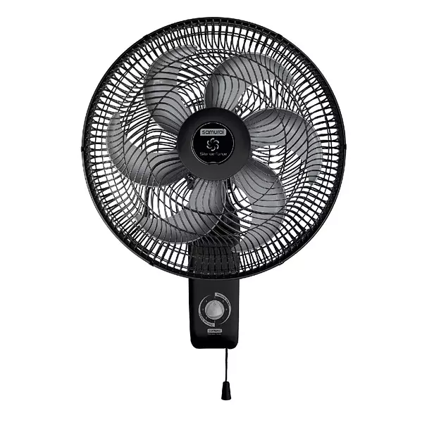 Ventilador Samurai Silence Force Pared Negro