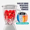 Licuadora Oster Vaso Vidrio Roja Blstkag 1.5 L