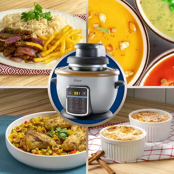 Olla Oster Multifuncional 10 En 1 Con Freidora 2.2 Lt 5763