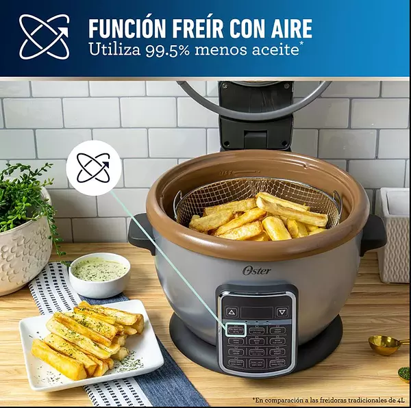 Olla Oster Multifuncional 10 En 1 Con Freidora 2.2 Lt 5763