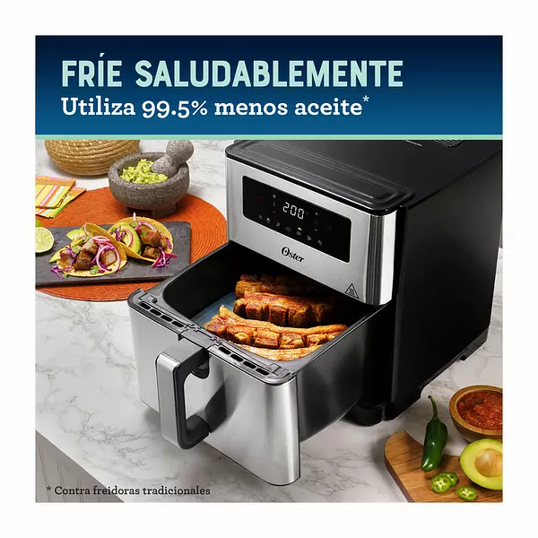 Freidora De Aire Oster Digital Con Diamond Force 9 Lt 4740