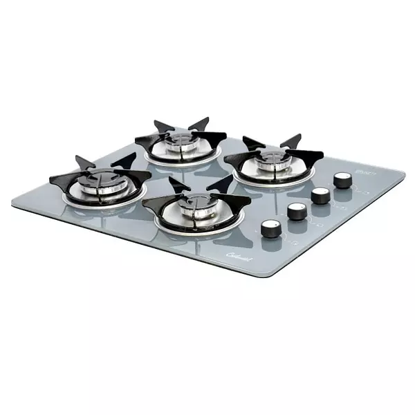 Estufa Continental De Empotrar 4p Vidrio 6mm Ee Gn Gris 6583