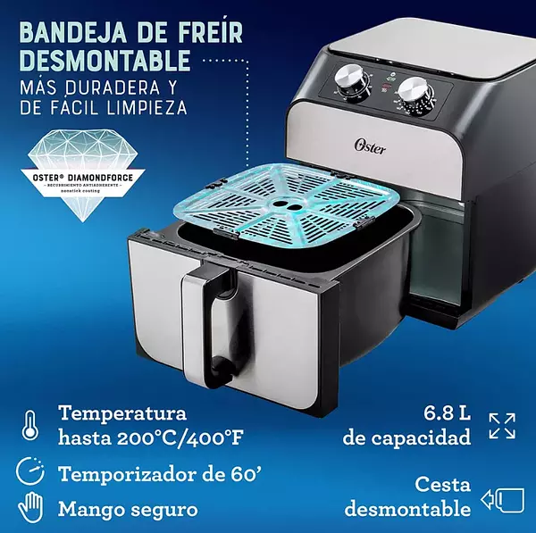 Freidora De Aire Oster 6.8 Lt 5822