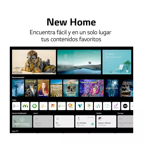 Televisor Lg 50 Pulgadas Led 4k Ultra Hd Smart 4368