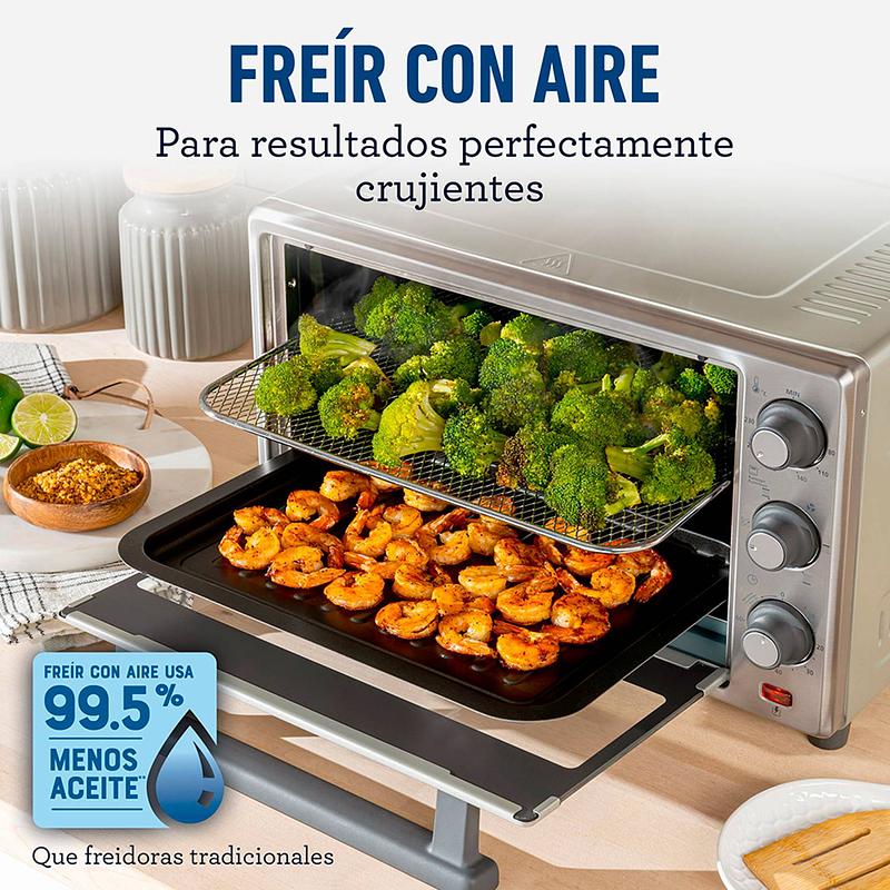 Horno con freidora de aire 22 l