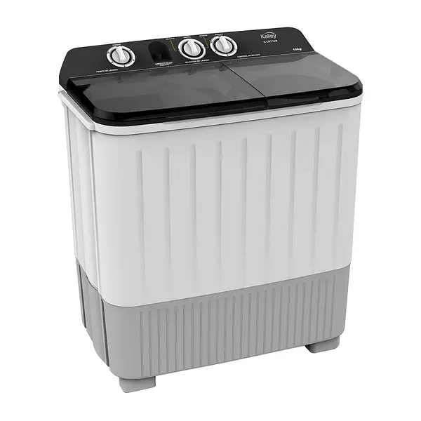 Lavadora Kalley Semi Automática 10 Kg Kldt10" Blanca 1043