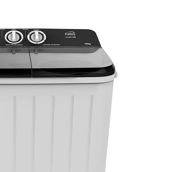 Lavadora Kalley Semi Automática 10 Kg Kldt10" Blanca 1043