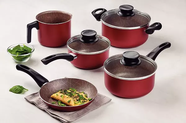 Batería De Cocina Tramontina Paris 5 Piezas 1547