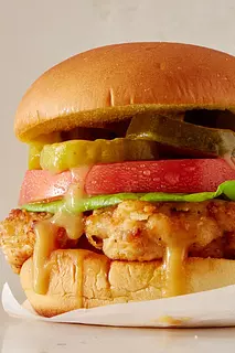 Hamburguesa de pollo en la Airfryer